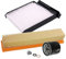 BESTPRICE Set di filtri di ispezione con 1x filtro aria, 1x filtro abitacolo, 1x filtro olio Compatibile con DACIA LOGAN (LS_), SANDERO, RENAULT CLIO, MODUS/GRAND MODUS (F/JP0_), TWINGO