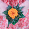 Exklusives Blumensträusschen 1 Rose konserviert haltbar 3 Jahre - Rosemarie Schulz (Orange)