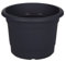 Whitefurze G01R35 35cm Milano Round Planter - Gunmetal Grey