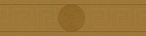 Papier peint Versace Papier Peint Design Greek Papier peint intissé 5.00 m x 0.13 m Or Made in Germany 935222 93522-2