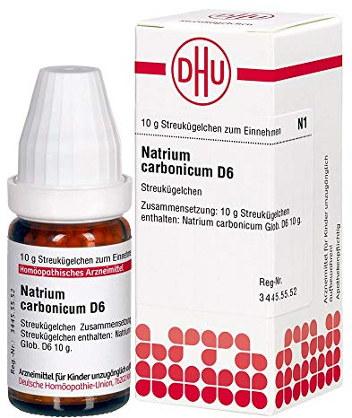 DHU Natrium carbonicum D6 Streukügelchen, 10 g Globuli