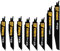 DEWALT - DWA4101 Säbelsägeblatt-Set, Holz-/Metallschneiden, 8 Stück (DWAR8SETCS)