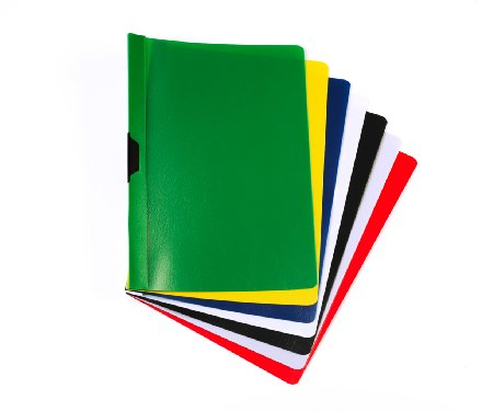 8 Cliphefter DIN A4 / Klemmhefter/Bewerbungsmappe / 8 Farben