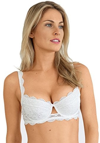 Dirndl BH von Nina von C., push up BH , Weiߠ, 90D