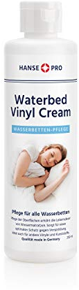 Hanse Pro Waterbed Vinyl Cream (1 x 250 ml) I Vinyl-Creme I Vinyl-Pflegecreme I Wasserbetten-Pflege I Wasserbett-Zubehör I für alle Wasserbetten geeignet