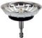 Kitchen Basin Drain Sink Waste Strainer Plug Steel with Adjustable Height