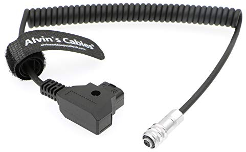 Alvin's Cables BMPCC 4K a D-Tap Cable de Alimentación para Blackmagic Pocket Cinema Cámara 4K Gold Mount V Mount Battery Weipu 2 Pin Hembra a P Tap