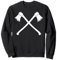 Axe Throwing Crossed Axe Sledgehammer Sweatshirt