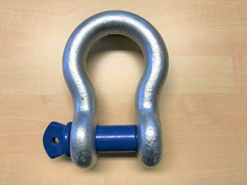 Grillete recto o recto de alta resistencia, 12,0 t, Acorvado, 1