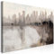 decomonkey Bilder Abstrakt 140x70 cm 1 Teilig Leinwandbilder Bild auf Leinwand Vlies Wandbild Kunstdruck Wanddeko Wand Wohnzimmer Wanddekoration Deko Pflanzen Natur