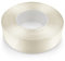 Netuno 1x Satinband Ecru 25 mm x 32 m Schleifenband Geschenkband Dekoband Stoffband bunt Satinrolle farbig Bänder elegant zum Basteln für Hochzeit Taufe Geburtstag Weihnachten Ostern Geschenk