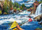 Ravensburger Puzzle 2D 1000 elementów: Spływ White Water, Stary Design
