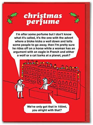 Modern Toss Official Funny Christmas Cards For Him Her - Xmas Cards For Men Women - Sold By Brainbox Candy