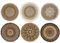 Sits 6er Set Gewebte Tischsets Waschbar Rund 38cm Boho Baumwolle Platzsets Untersetzer Hitzebeständig und rutschfest für Küche Party Hochzeit (C)