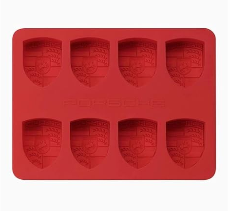Porsche Wappen Silikonform für Süßigkeiten, Eiswürfel, Rennauto, Kuchendekoration