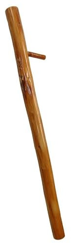 Bouffadou Bois Naturel Vernis longueur environ 80 cm avec manche