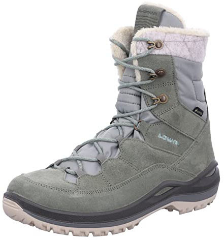LOWA W Calceta Iii GTX Grün - Gore-Tex Gefütterter modischer Damen Gore-Tex Winterstiefel, Größe EU 39.5 - Farbe Seeg