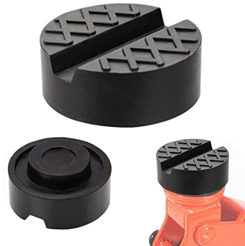 Rubber Jack Pad Universal Rubber Pad Slotted Rubber Jack Pad Frame Rail Protector Trolley Jack Workshop Tool 65 X 33mm