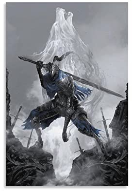 KIINOO New Dark Of Souls Artorias of the Abyss Poster, dekoratives Gemälde, Badezimmerdekoration, Wohnzimmer, Leinwand, Wandkunst, ungerahmt, 40 x 60 cm