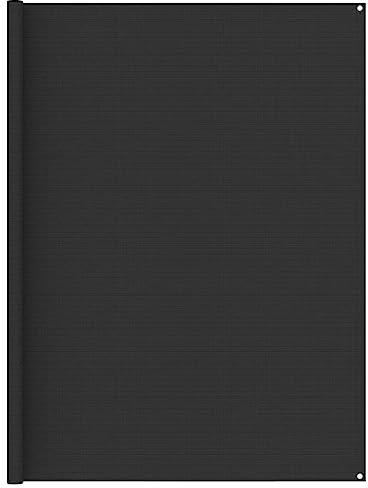 vidaXL High-Density Polyethylene (HDPE) Tent Carpet, 250x550 cm, Ideal for Camping, Caravans, Patios, Breathable and Water-Permeable, Anthracite