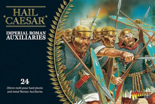 Warlord Games Imperial Romans Auxiliaries – 28 mm Skala Kunststoff-Miniaturen für Hagel Caesar Hochdetaillierte Miniaturen aus der Antike für Tisch-Kriegsspiele