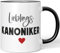 JUNIWORDS Tasse, Lieblings-Kanoniker, Schwarz (7754587)