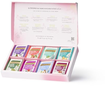 Twinings Superblends Collection Gift Box |Ideal Gifts For Birthday & Valentines Gifts For Her |4O Tea bags|8 Premium Green & Herbal Infusion Tea Bags