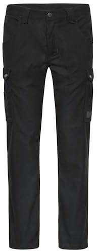 James & Nicholson Workwear Cargo Hose Bionic® - Praktische Cargo-Hose für Freizeit & Job | Farbe: black | Grösse: 44
