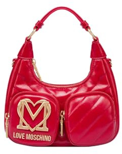 Love Moschino, BORSA A SPALLA Donna, Rosso, Taglia unica