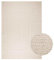 vidaXL Teppich ZIZUR Creme 200x290 cm Jute-Optik Indoor und Outdoor, Fußmatte, Bodenteppich, Teppichboden, Bodenmatte, Flächenvorleger, Innenteppich