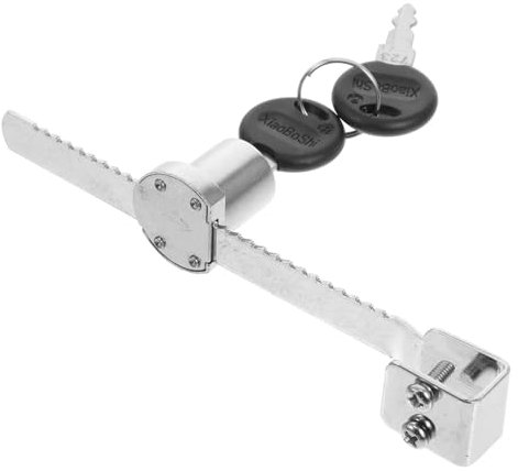 DIYEAH Cerradura De Armario De Cristal Corredera De Zinc Antirrobo Para Congelador De Helados Con Llave Juego Único Resistente Para Refrigerador Comercial