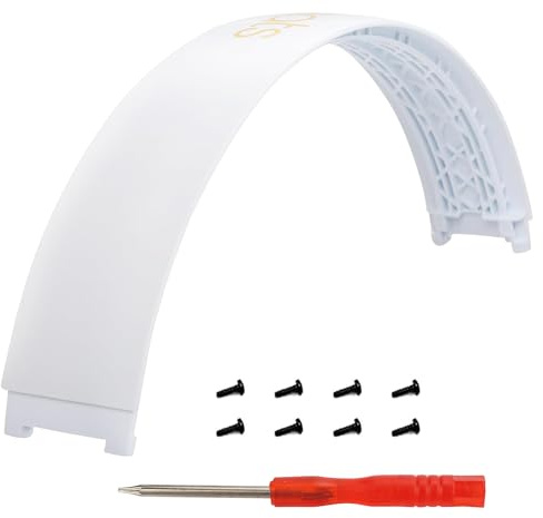 Parti di ricambio per Beats Studio 3, fascia di ricambio per cuffie Studio 3 (A1914) con cavo e wireless, kit di riparazione, accessori per cuffie sovraurali, bianco