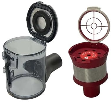 Compatible con aspiradora Roborock H7, piezas de repuesto Mace Plus, caja de polvo, módulo de montaje ciclónico, accesorios rojos (caja de polvo y ciclón)