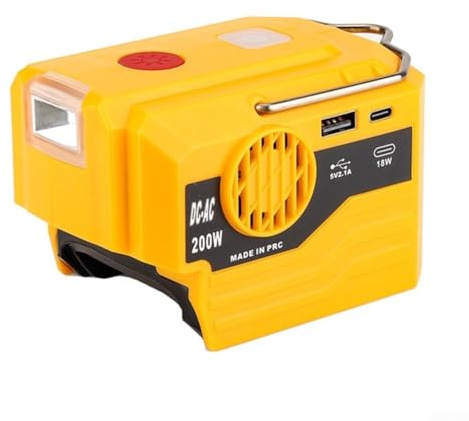 200W Inverter Generator for Dewalt DCB200 and For bosch BAT622, Loss for Consistent Performance (DW-220V)