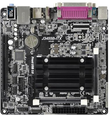Scheda Madre Scheda madre Fit For ASROCK J3455B-ITX Mini-ITX CPU Intel Quad-Core J3455 DDR3 16 GB Scheda grafica Intel HD 500 integrata USB 3.1
