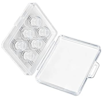 Montesy Embouts en silicone liquide haute transparence - Souple et flexible - Isolation du bruit - 3 tailles incluses - Embouts en silicone sécurisés