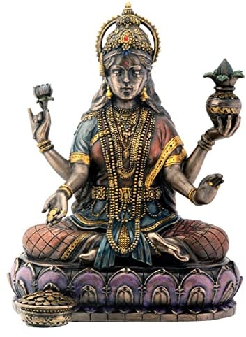 SUMMIT COLLECTION StealStreet Bronzefigur, Hindu-Göttin, Lakshmi, Hinduismus