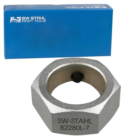 SW-Stahl 82280L-7 Schneideisen Sechskant Adapter für Ratsche & T-Griff | Werkzeug zur Reparatur von Außengewinden, Gewindeschneider Adaptersatz zur Gewindenachbearbeitung in der Werkstatt