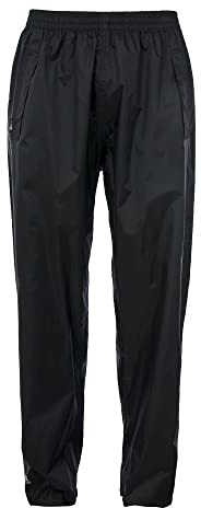 Trespass Mens Unisex Adult QIKPAC PACKAWAY TROUSERS - BLACK, M, Black, M EU