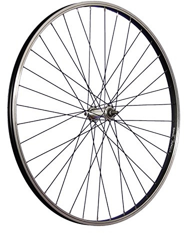 Laufrad 28 Zoll Vorderrad Edelstahlspeichen Aluminium Fahrrad Felge 700c schwarz