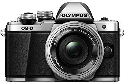 Olympus OM-D E-M10 Mark II Kit, Fotocamera di Sistema Micro Quattro Terzi (16 MP, Stabilizzatore d'Immagine a 5 Assi, Mirino Elettronico) e Obiettivo M.Zuiko EZ Zoom 14-42 mm, Argento