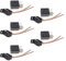 Mintice 5 X 12V 30A 12V Auto Relè 4Pin Veicolo Automobile Relè Interruttore Elettrici Avviamento Pompa Carburante Fan Pesante Spst Cavo Presa