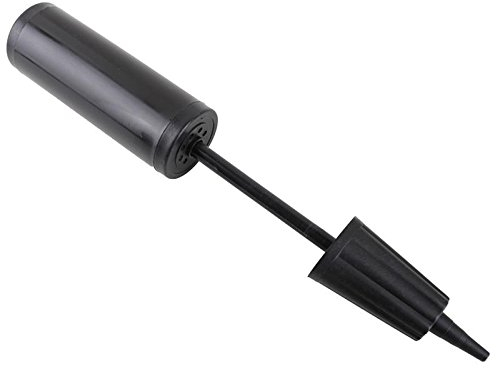 ScSPORTS® Pompe à Main pour Ballon d'exercice - Plastique, Portable, Durable, Diamètre 5 cm, Longueur 34 cm, Noir - Pompe à Air pour Gym, Gonflables, Yoga, Pilates, Fitness à Domicile