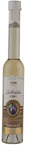 DOLOMITI Alte Zwetschke Zwetschken Premium Spirituose 36% vol. 0.2L