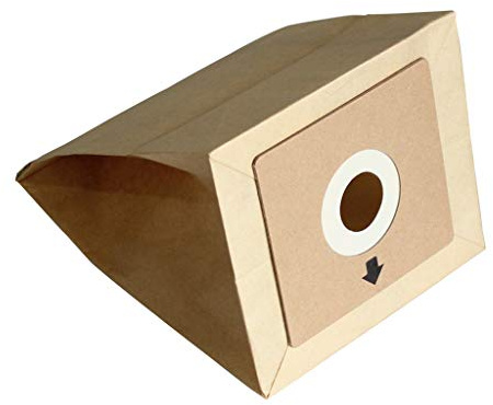 Fivekim, sacchetto di carta per aspirapolvere, sacchetto di ricambio di qualità, dimensioni 10 x 11 cm, sacchetto di carta per aspirapolvere color legno