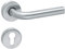 Aperit Manija de la puerta: par de manillas de puerta de acero inoxidable con rosetas PZ – Juego de manillas para puertas interiores – Modelo L – 49.320.01