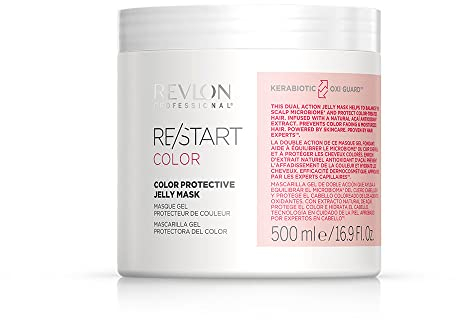 RE/START Color Protective Jelly Mask, 500 ml, farbverstärkende Haarmaske, Haarkur spendet Feuchtigkeit & schützt vor Verblassen der Haarfarbe, Maske mit natürlichem Acai-Extrakt