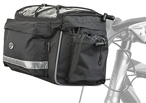 A AUTHOR Fahrrad Lenkertasche A-H721 QRX7 mit Halter und Schultergurt Kartenfach