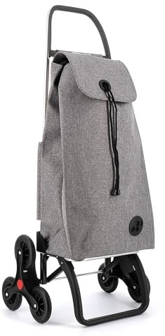 Carro Rolser I-MAX Tweed 6 Ruedas Sube Escaleras - Gris