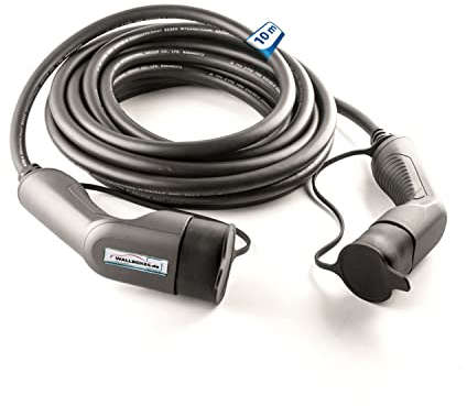 10m Ladekabel 3 Phasen 400V 22KW 32A Typ 2 zu Typ 2 ECC für Wallbox Ladestation Wallbox24
